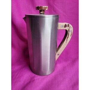 Starbucks Stainless Steel French Press 34 oz 1L Coffee Maker Wood Handle 2015